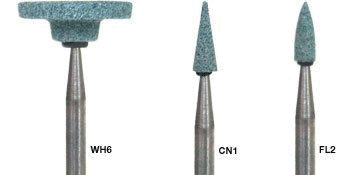 Dura-Green Stones, HP, Inverted Cone, # 125 (IC7), Green, 12/Pk, 0020 product image