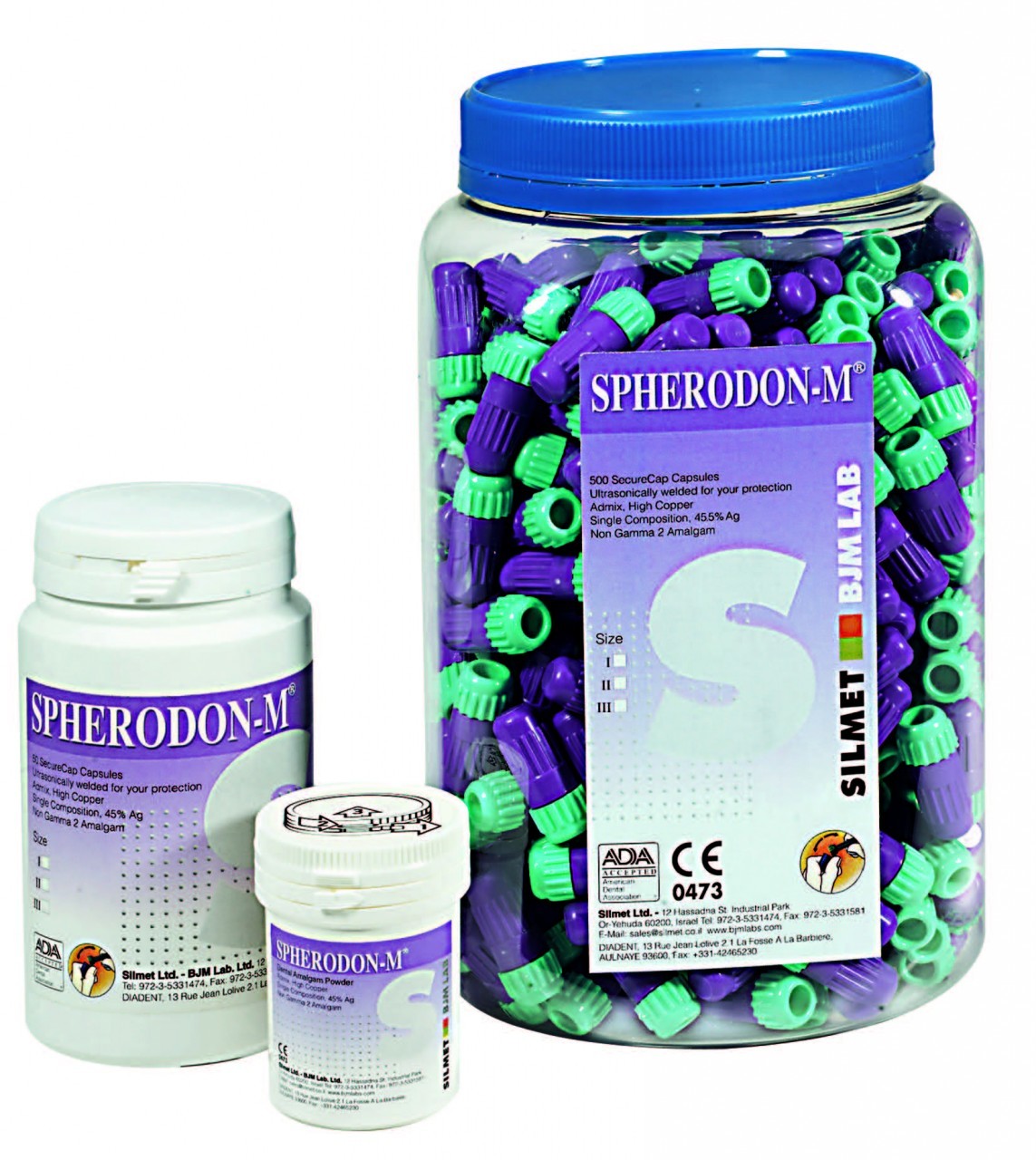 Spherodon-M Amalgam Capsules, 2 Spill, Regular Set, 600 mg, 50/Pk, 121472 thumbnail 2