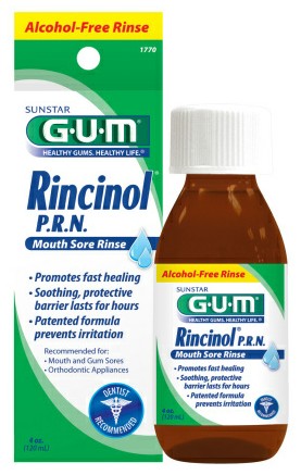 GUM Rincinol P.R.N. Mouth Sore Rinse, 4 oz, 1/Pk, 1770R product image
