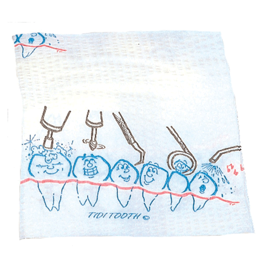 Choice Poly-Back Towels, 2-Ply Tissue, Waffle-Embossed, 13" x 18", Tooth, 500/Pk product image