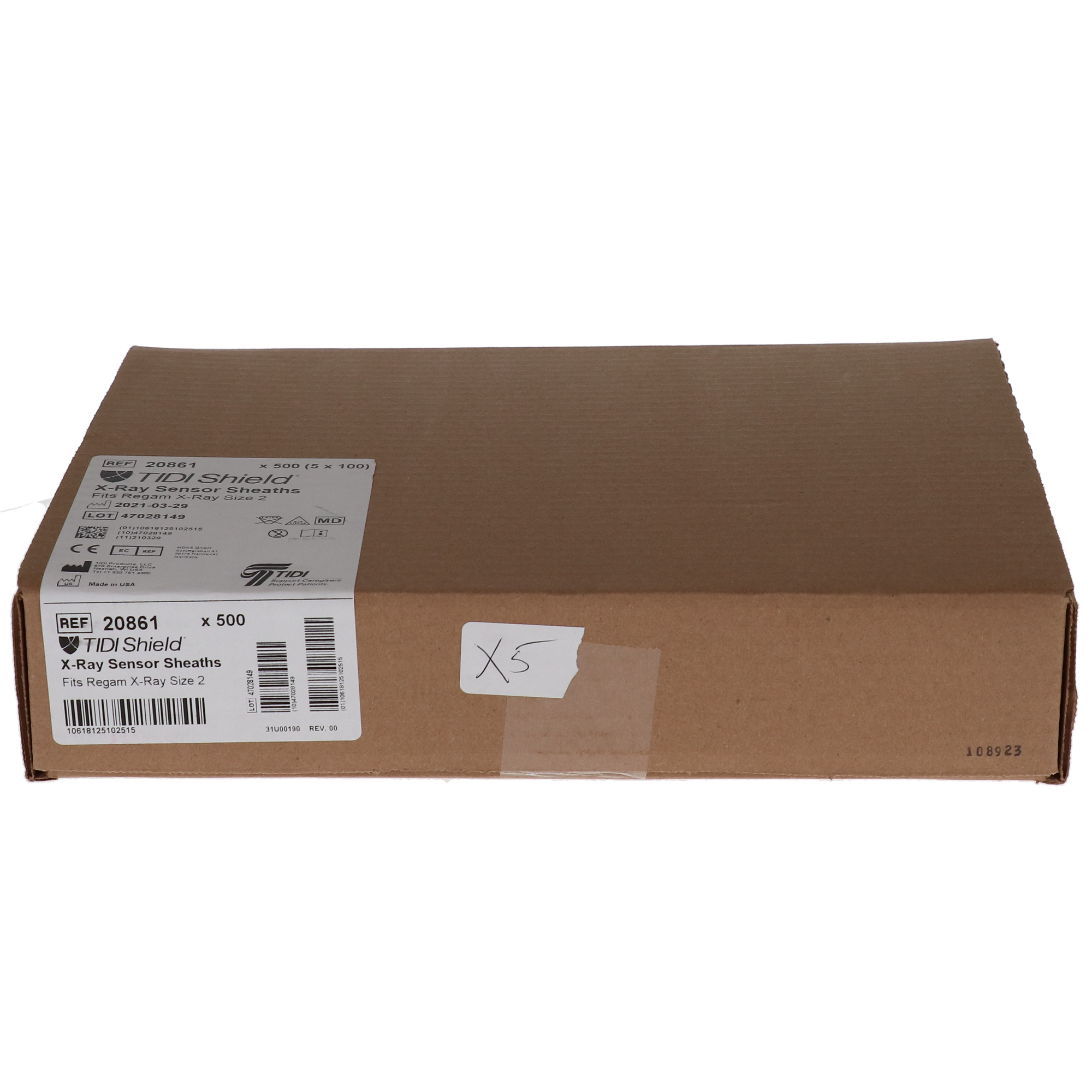 Custom Digital X-ray Sensor Sheaths, for Regam, # 2, 500/Pk, 20861 thumbnail 20