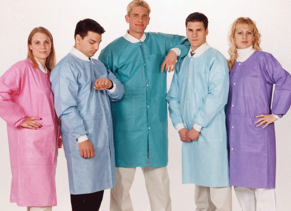 Extra-Safe Lab Coats Olive M 10/Pk product image