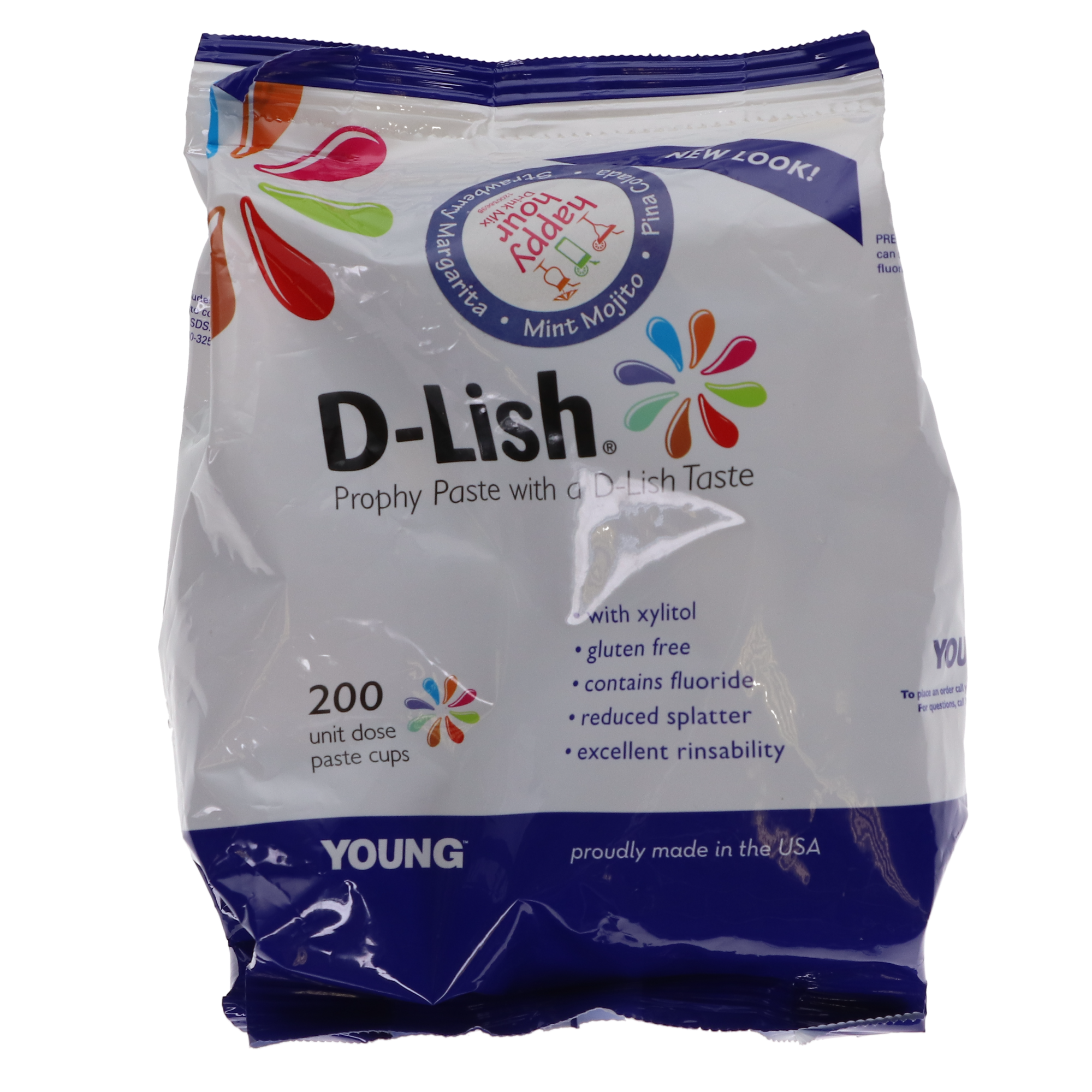 D-Lish Happy Hour Prophy Paste, Coarse, Summer Drink Mix, 200/Box (Discontinued), 311020 thumbnail 13