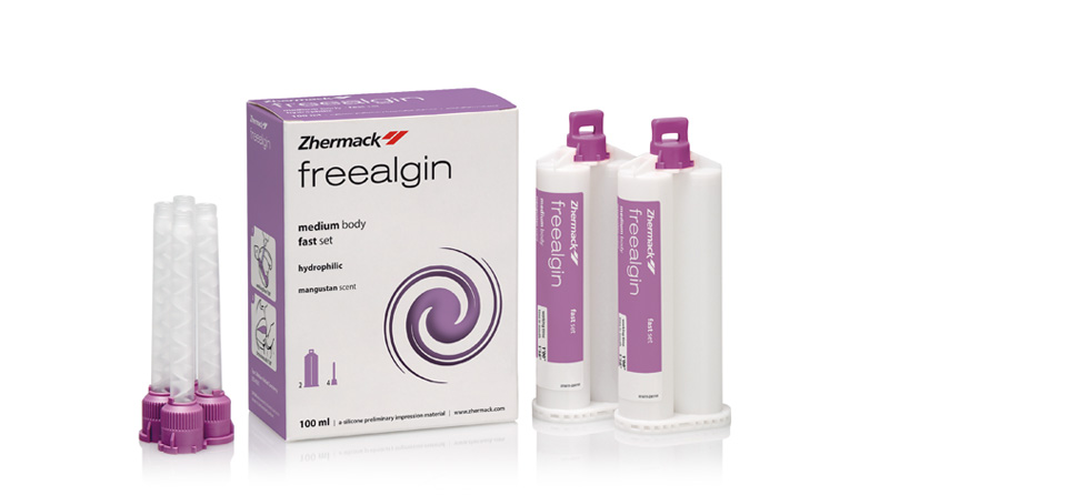 Freealgin Alginate Replacement Impression Material, Fast Set, Standard Pack, 50 ml, Mangosteen, 2/Pk, C300110 product image