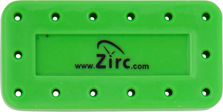 Magnetic Bur Block, 14-Hole, Neon Green, 1/Pk, 50Z403P product image