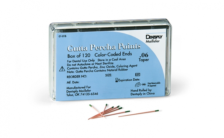 Gutta Percha Points, Vials, 0.02 Taper, # 25, Red, 180/Pk, 670930 thumbnail 8