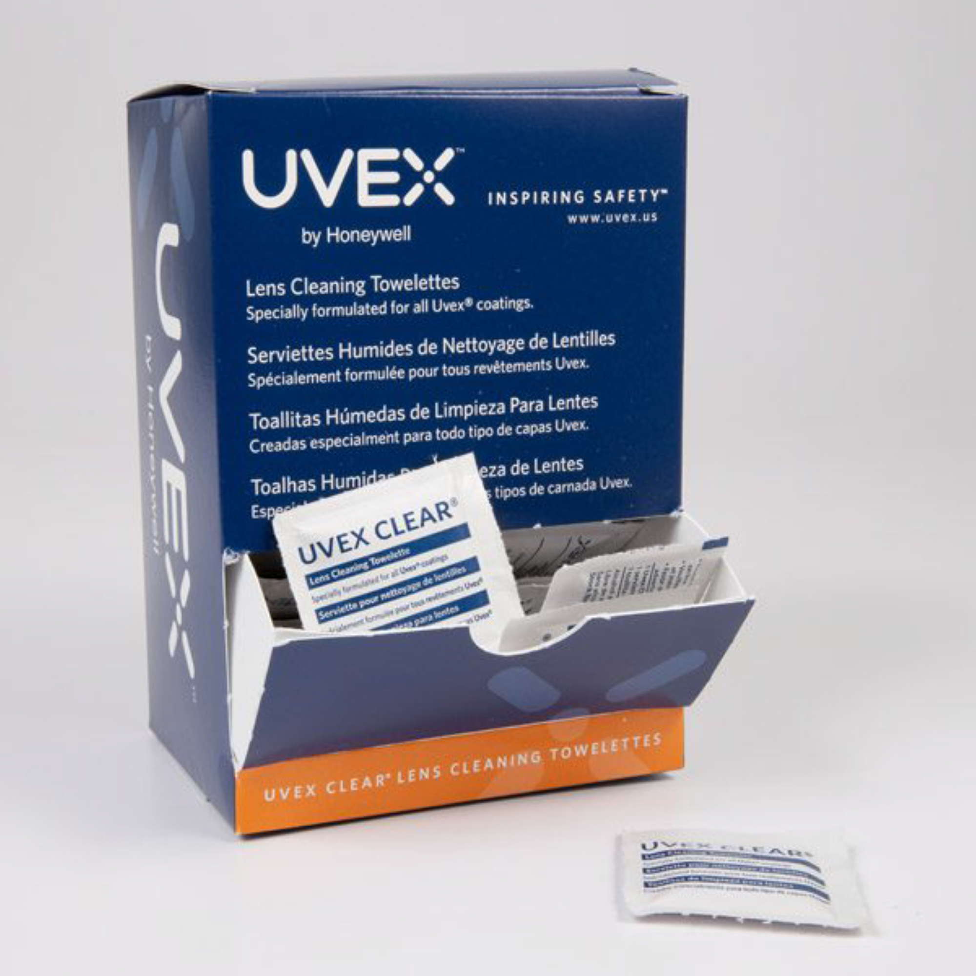 Uvex Lens Cleaning Towelettes, 100 Units, 1/Box product image