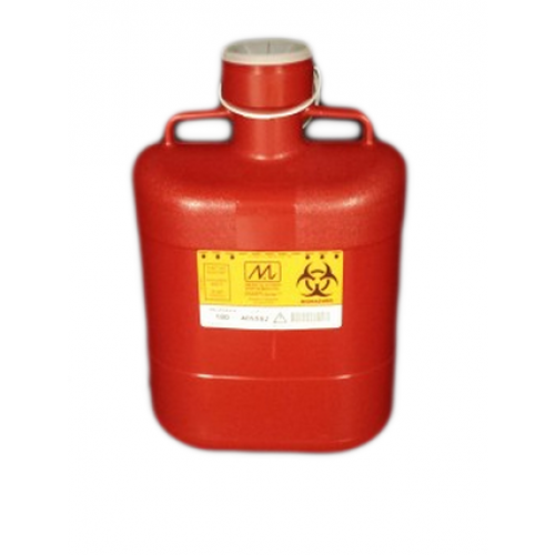 Non-Stackable Sharps Container, 10 Qt, Large, Red, 12/Ca product image