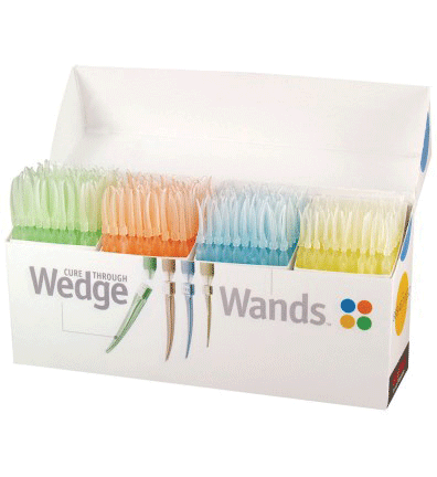 Wedge Wands Bulk Refill, Large, Green, 300/Pk, WGR thumbnail 4